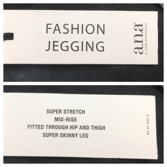 💸NWT A.N.A Mid Rise Super Skinny Jegging sz 12/31 - Picture 5 of 7